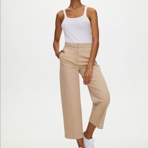 Babaton The Group Wide leg crop pant, size 2